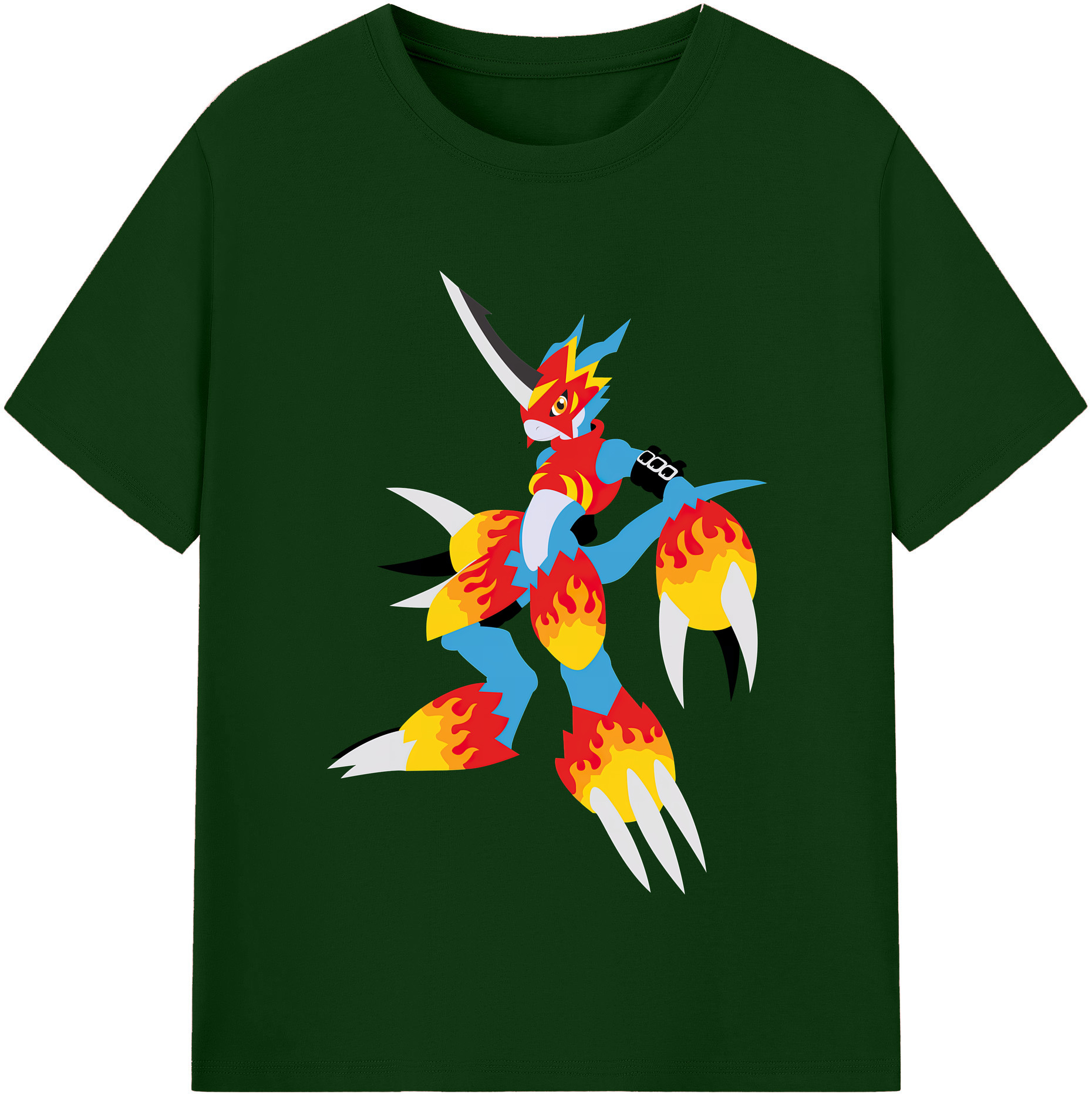 （画像用） Digimon デジタルモンスター/デジモン 綿100％半袖Tシャツ（フロントプリント）
